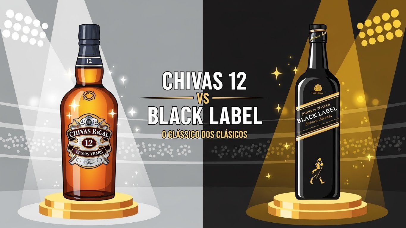 Chivas Regal 12 vs. Johnnie Walker Black Label: Qual o Melhor 12