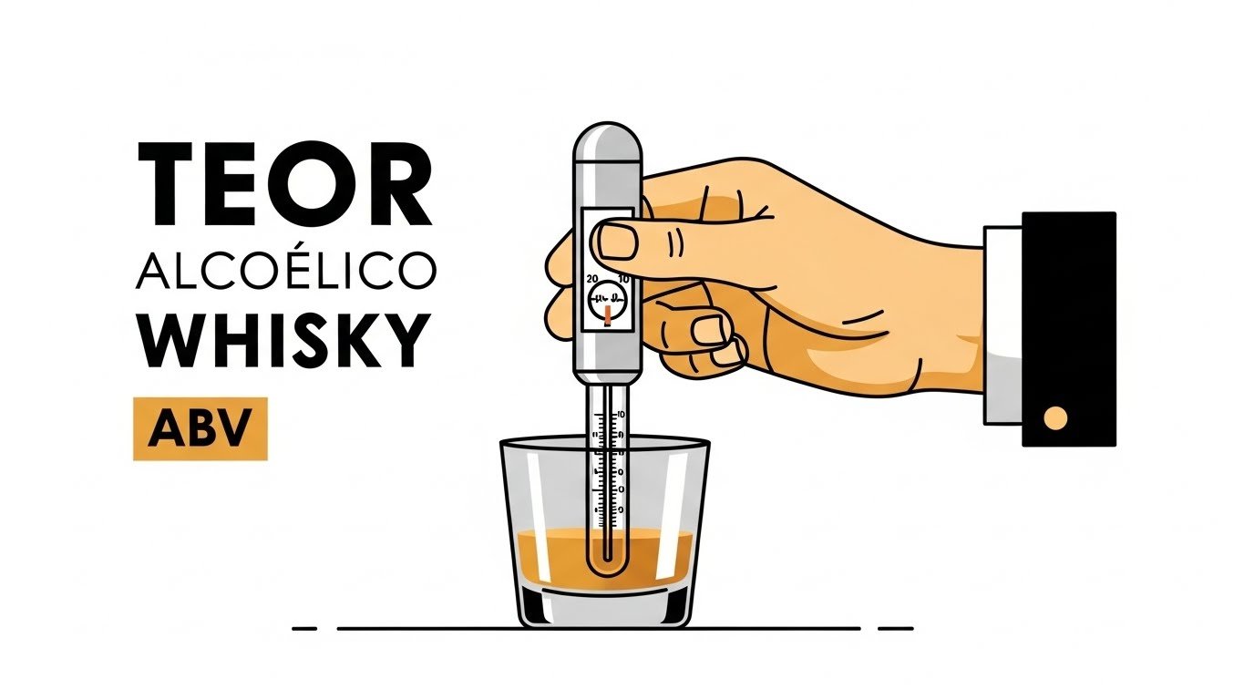 Teor Qual o Teor Alcoólico do Whisky? De 40% aos